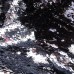 Ткань Пайеточная двухсторонняя (серебро-черный)